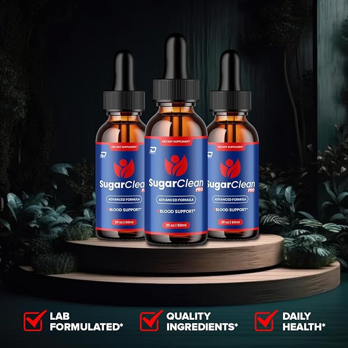 Sugar Clean Pro Healthy Formula – SugarClean Pro Liquid Drops Natural Health Support (5 Pack – 5 Month Supply)