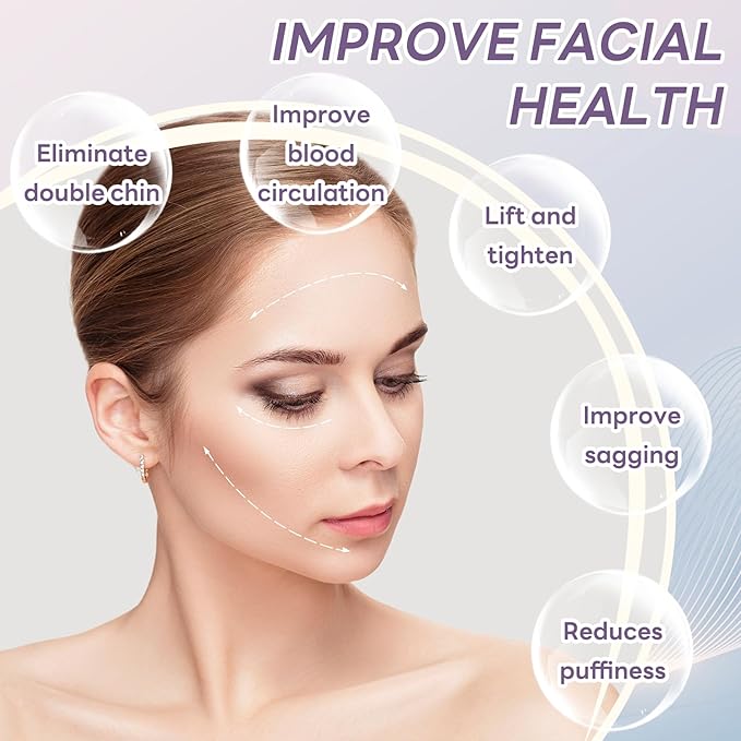 2pcs New Lymph Contour Facial Brush, Facial Lymphatic Drainage Massager, for improving Skin Luster, Facial Dryness Brush, can Relieve Fatigue, Enhance Temperament and Shape The face
