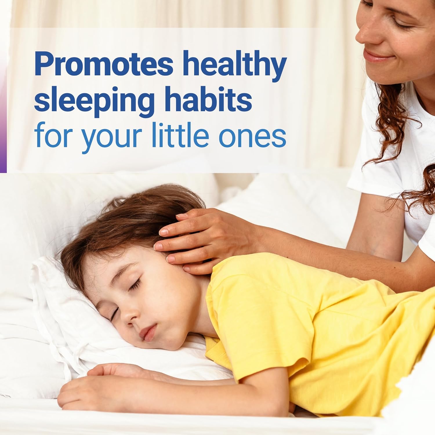 LUNA Kids | #1 Sleep Aid Tablets for Children 4+ and Sensitive Adults | Naturally Sourced Ingredients | 60 x Chewable Pills | Gentle, Herbal Supplement with Chamomile, Melatonin, Valerian & Lemon Balm