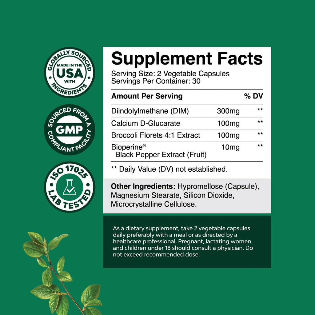 Bundle of Complete Herbal Menopause Supplement for Women for Night Sweats Mood and More with Dong Quai Vitex Chaste Berry and Black Cohosh and Extra Strength Diindolylmethane DIM Supplement - DIM Comp