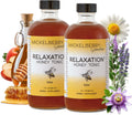 Mickelberry Gardens Relaxation Honey Tonic – Natural Tension Relief & Sleep Support with Chamomile, Lavender & Organic Herbs – 8 Oz (Pack of 2)