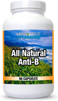 LifeSource Vitamins All Natural Anti-B for Immune Support, 14 All Natural Ingredient with Echinacea & Garlic Extract, 90 Immune Defense Capsules.