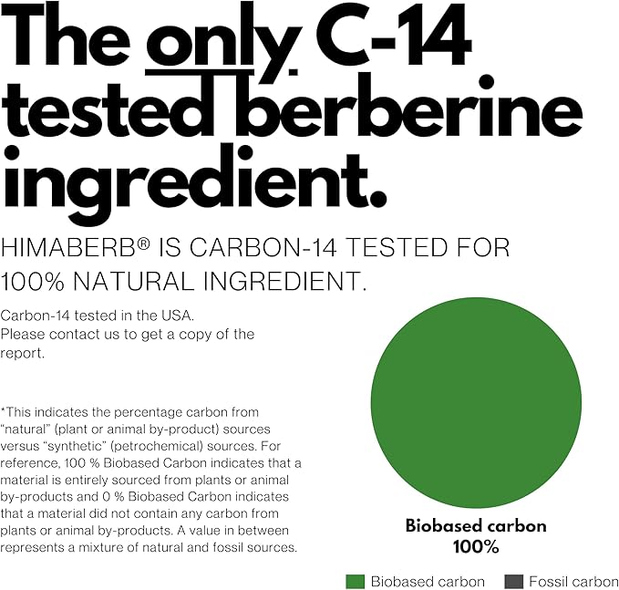 Clean Label Berberine HCl 97% - Clinically Studied Ultra High Strength Pure Berberine 500mg Supplement - Gluten-Free - 90 Capsules