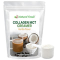 Z Natural Foods Collagen MCT Oil Creamer - Vanilla Flavor - Bulk 7 oz Size For Coffee, Tea, Shakes & Smoothies - Perfect for Cooking or Baking Recipes - Keto & Paleo Friendly Superfood Powder - Non GMO & Gluten Free