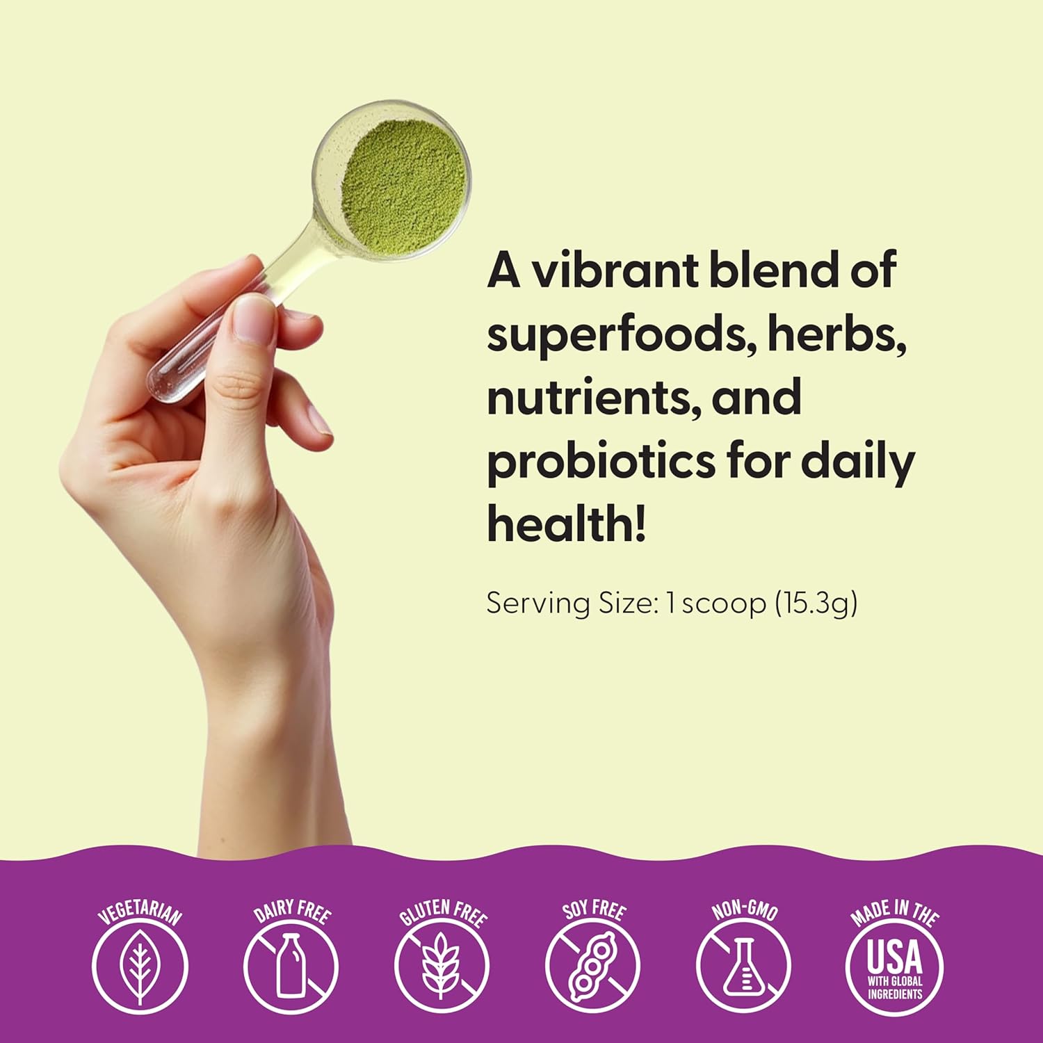 LIVELY VITAMIN CO Lively Greens w/Reds - 42 Superfood Ingredients - Memory, Focus, Mood, Digestion & Energy - Brain, Immune, Digestive & Heart Health - Bloating - Probiotics - Adaptogens - 16.19oz