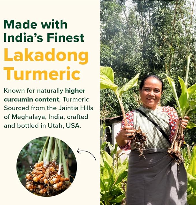VAHDAM, Turmeric Curcumin Supplement 2000mg (500mg Curcuminoids) with Boswellia & Piperine for Fast Absorption | Supports Joint Health and Mobility | 90 Capsules