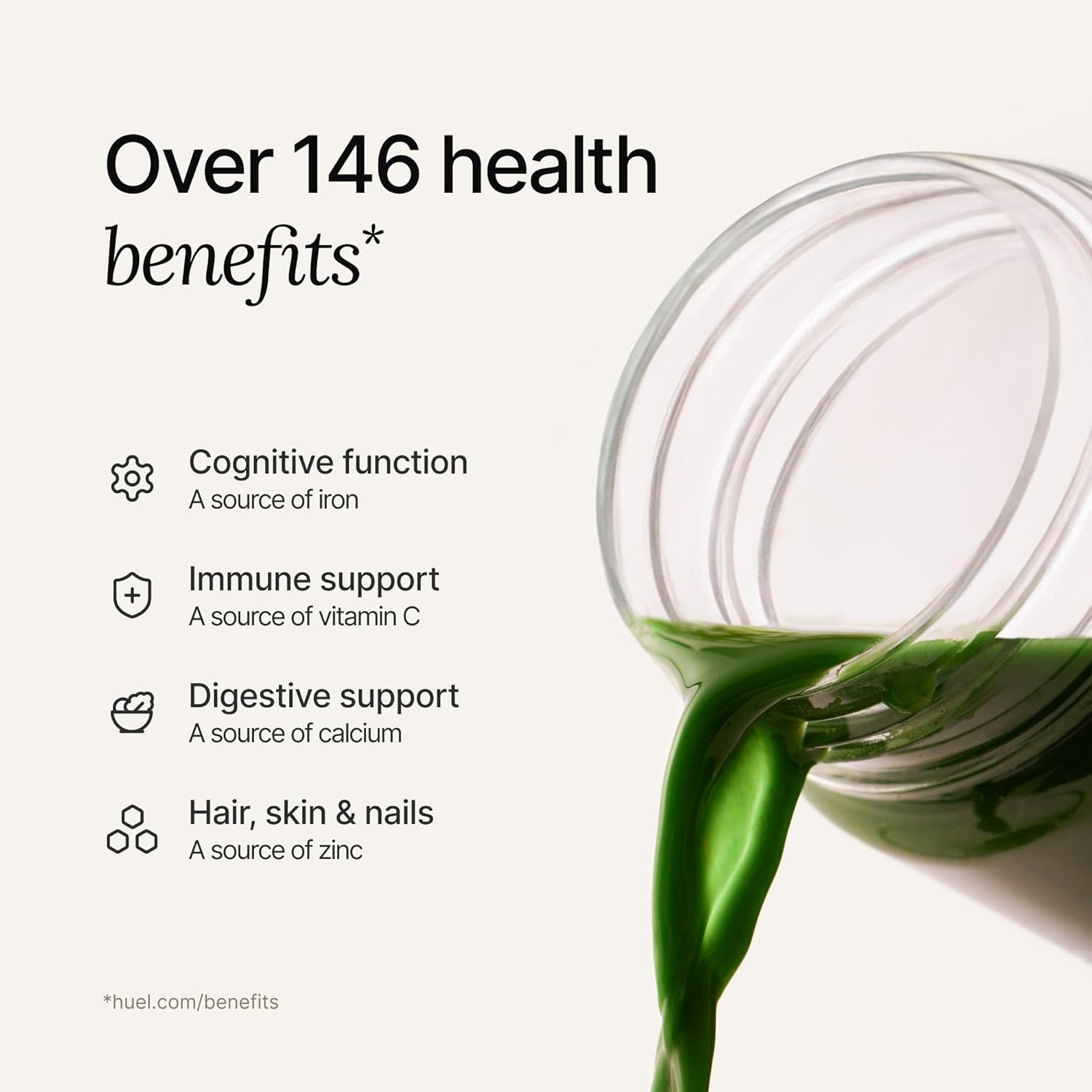 Huel Daily Greens Single Serve Lemon and Ginger | Superfood Greens Powder | 91 Vitamins, Minerals, and Wholefood-Sourced Ingredients | Adaptogens, Antioxidants, Gut-Friendly Probiotics | 12 Pack