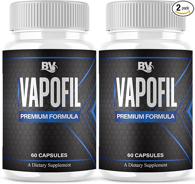 BLUE VIBE Vapofil Premium Wellness and Advanced Health Management Supplement Pills, Vapofil Maximum Strength Advanced Daily Health Support and Overall Wellness Supplement (2 Pack - 120 Capsules)