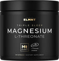 ELMNT Triple Sleep Magnesium Threonate w. Apigenin, Theanine & Magtein Magnesium L-Threonate - Highest Absorption Magnesium Supplement Capsules Natural Sleep Aid for Deep Sleep Calm & Stress Relief