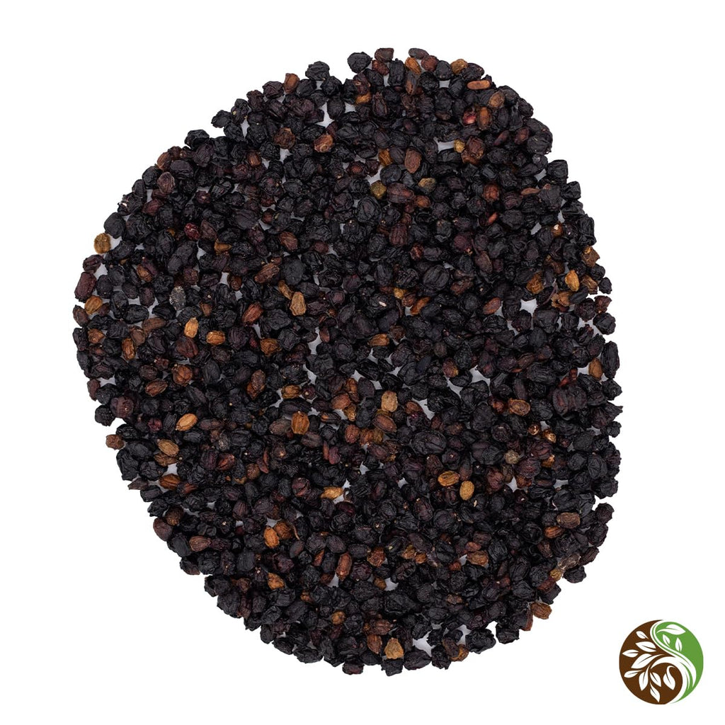 MagJo Dried Elderberries - 100% Wild crafted Dried Elder berries - 2lb Bulk - Non-Irradiated, Non-GMO, Whole Black Elderberry Immune Support - Raw Vegan Sambucus 2 Pack