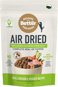 Because It's Better Slow Baked and Air Dried Dog Food, Real Chicken and Veggies, 1lb Bag, Complete and Balanced Dry Dog Food, for All Life Stages