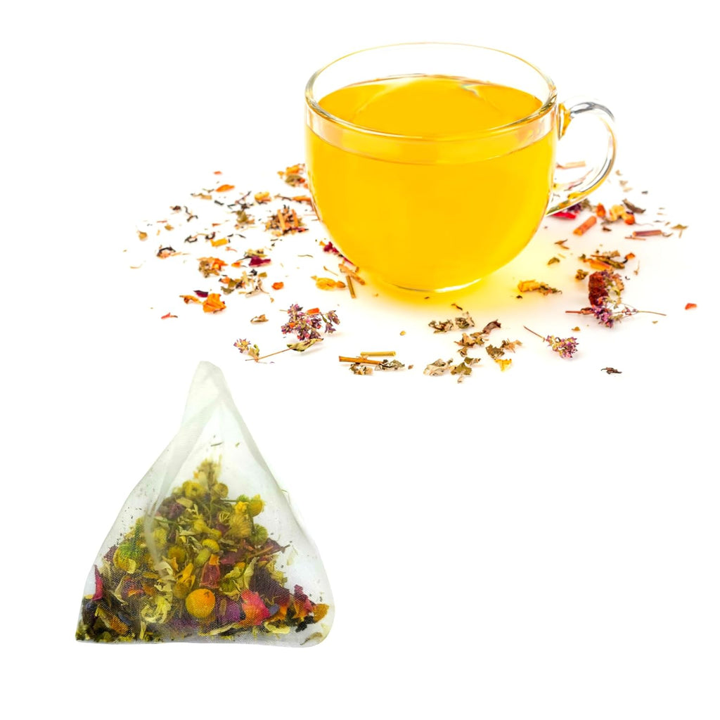 Pure And Easy Tea, Wellness Herbal Tea Bundle, Soothe & Nighttime Nirvana, 100% Natural Premium Handcrafted Tea Blends, Caffeine-Free, 35 Teabags, 125g/4.4oz