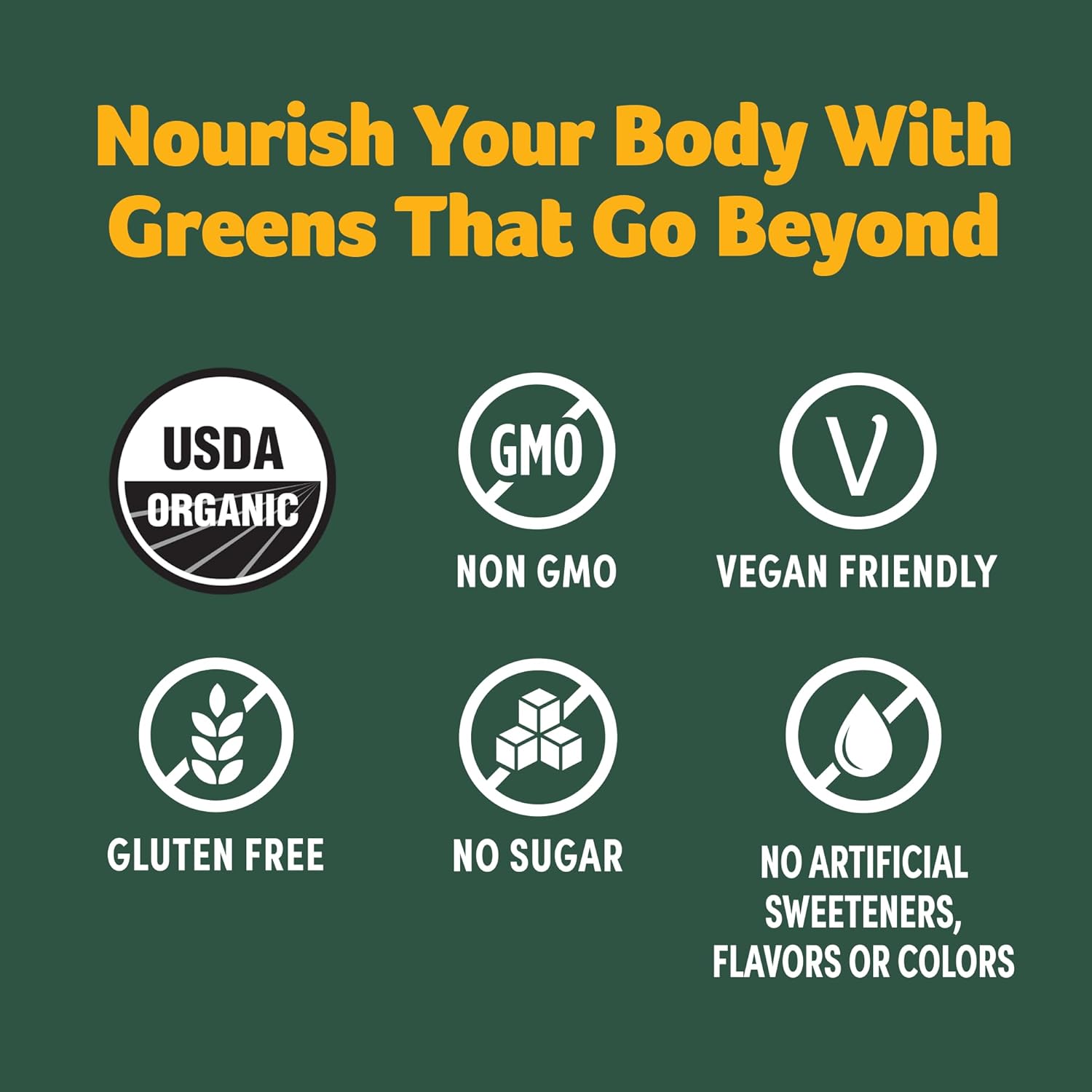 Purely Inspired Organic Green Powder Smoothie Mix, Tropical Mango Iced Tea Flavor (30 Servings) - Probiotics for Digestive Health with Spirulina & Chlorella for Gut Health - Vegan & Gluten-Free