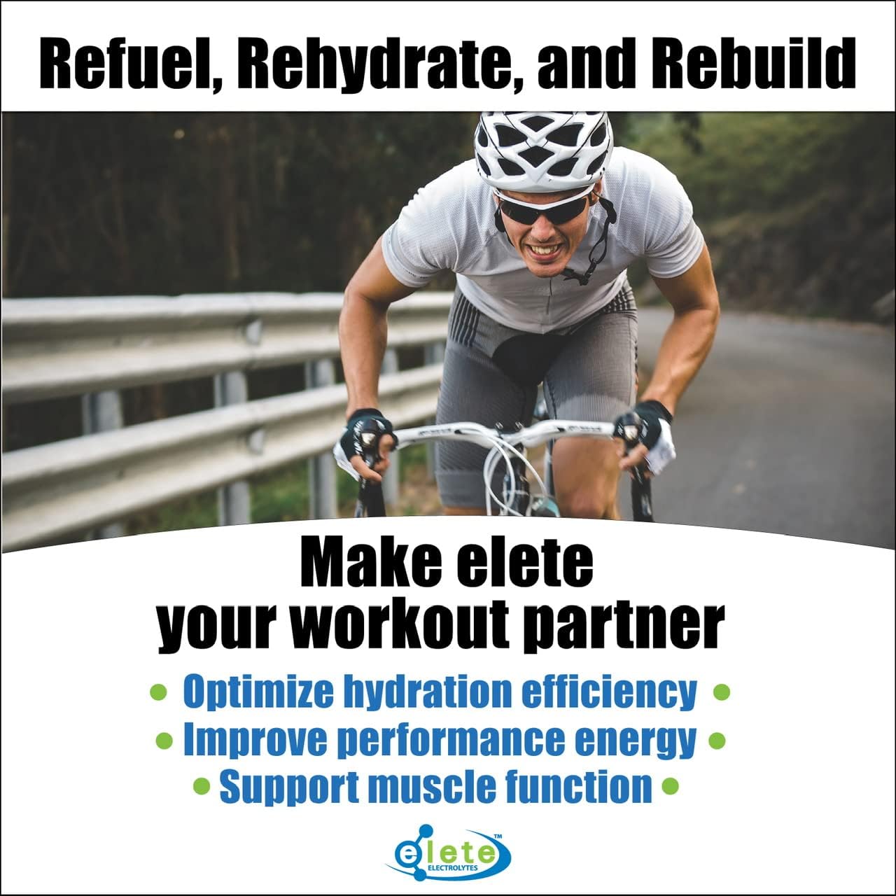 elete – Electrolyte Add-In – 1 Pocket Bottle – 4 Essential Electrolytes Concentrate – All Natural – Transforms Any Drink into a Sports Drink – 24.6mL