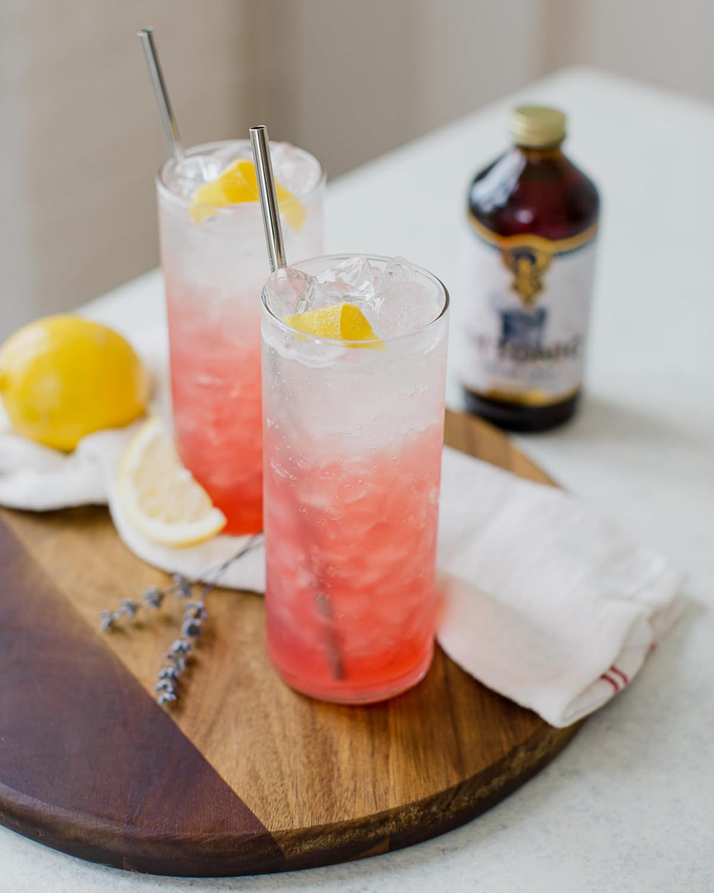 Portland Syrups Rose City Tonic Concentrate - Craft Delicious Cocktails, Mocktails, Sodas, and More - 12 oz with 24 Servings (Pack of 1)