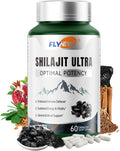 Shilajit for Men Women, Shilajit with Naturally Fulvic Acid & L-Arginine, Himalayan Shilajits for Extra Power, Stamina & Immune Support, Non-GMO, Made in USA, 60 Capsules, 1,300mg Per Serving