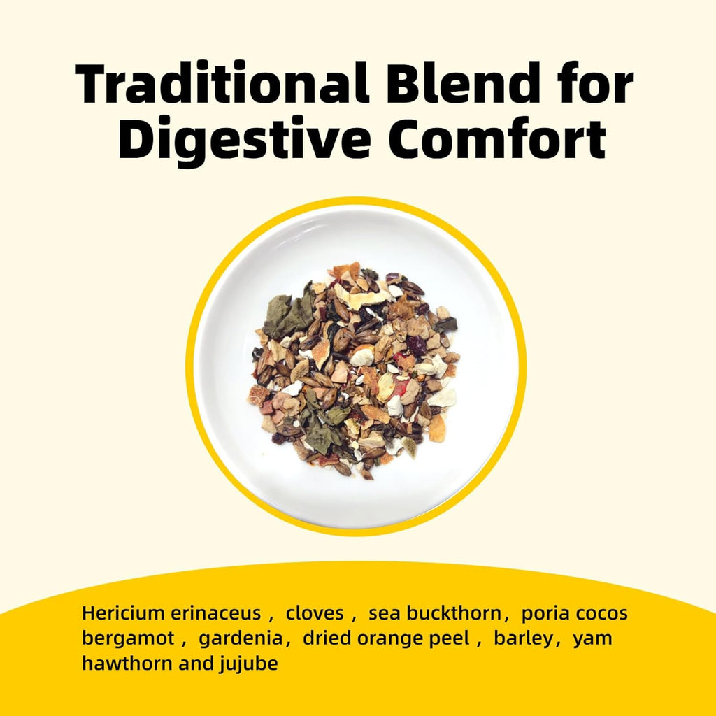 AeroMind CloudTrade Herbal Tea for Stomach Relief – Organic Ulcer Stomach Tea,Stomach Discomfort,Soothes Gastritis & Bloating,Ease Digestive, and Stomach Nourishing Tummy Tea,3.5oz (20 Bags)