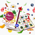 Olinda Healing Flowers & Roots Gift Box Natural Caffeine Free Tea Organic Herbal Tea Bags Healthy Beauty Tea Wellness Stress Relief Tea Sampler Gift Set Premium 9 Vareity Individually Wrapped 45 Tea Bags 1 Tea Gift Box for Women
