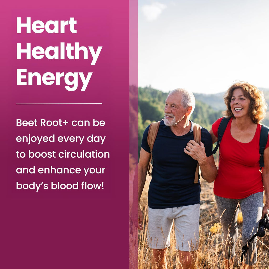 NutraChamps Beet Root Powder Circulation Supplement, Superfood Powder Nitric Oxide with Beetroot Juice, Super Reds & Grape Seed Extract, No Sugar Beet Supplement - 8.74 Oz