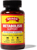 Bragg Metabolism Support Apple Cider Vinegar Capsules with Botanical Blend - 90 Capsules - Increased GLP-1 Support for Weight Management, Appetite Control, and Fullness