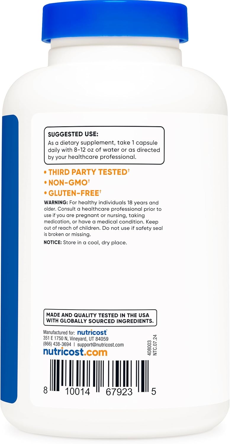 Nutricost Ginkgo Biloba 120mg, 240 Capsules - Extra Strength Ginkgo Biloba Extract - Gluten Free & Non-GMO (Pack of 2)
