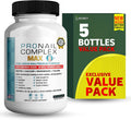 ProNail Complex Max Hair, Skin & Nails Premium Supplement with Biotin & Herbal Blend, 60 Capsules, 30 Day Supply (5)