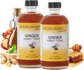 Mickelberry Gardens Immune Support Ginger Honey Tonic – Organic Ginger Shots & Syrup for Immunity Boost, Digestive Health, and Wellness – 4 Oz (Pack of 2)