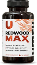 UMZU Redwood Max Nitric Oxide Booster, 1-Month Supply – Advanced Nitric Oxide Supplement with Fitnox Blend, Pine Bark, Resveratrol & Tart Cherry – Promotes Healthy Circulation, Energy and Recovery
