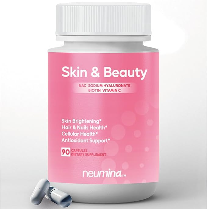 Women's Skin & Beauty Complex, Skin Brightening, Hair, Skin & Nails Health, Cellular Health, Antioxidant Support, Vegan, Non-GMO, Made in USA, 90 Servings