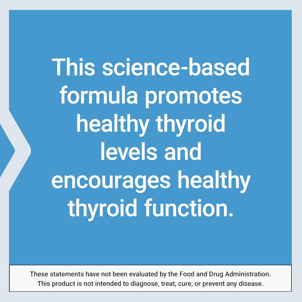 Life Extension Thyroid Support Complex - Thyroid Health Support Supplement with Vitamins A, B, Iodine, Magnesium, L-Tyrosine, Ashwagandha & Ginseng for Energy – Non-GMO, Gluten-Free - 60 Capsules
