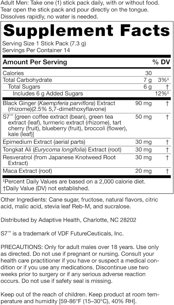 Nugenix Ready Stix - Nitric Oxide Booster, Increase Vitality and Drive, Nitric Oxide Supplements for Men - 14ct