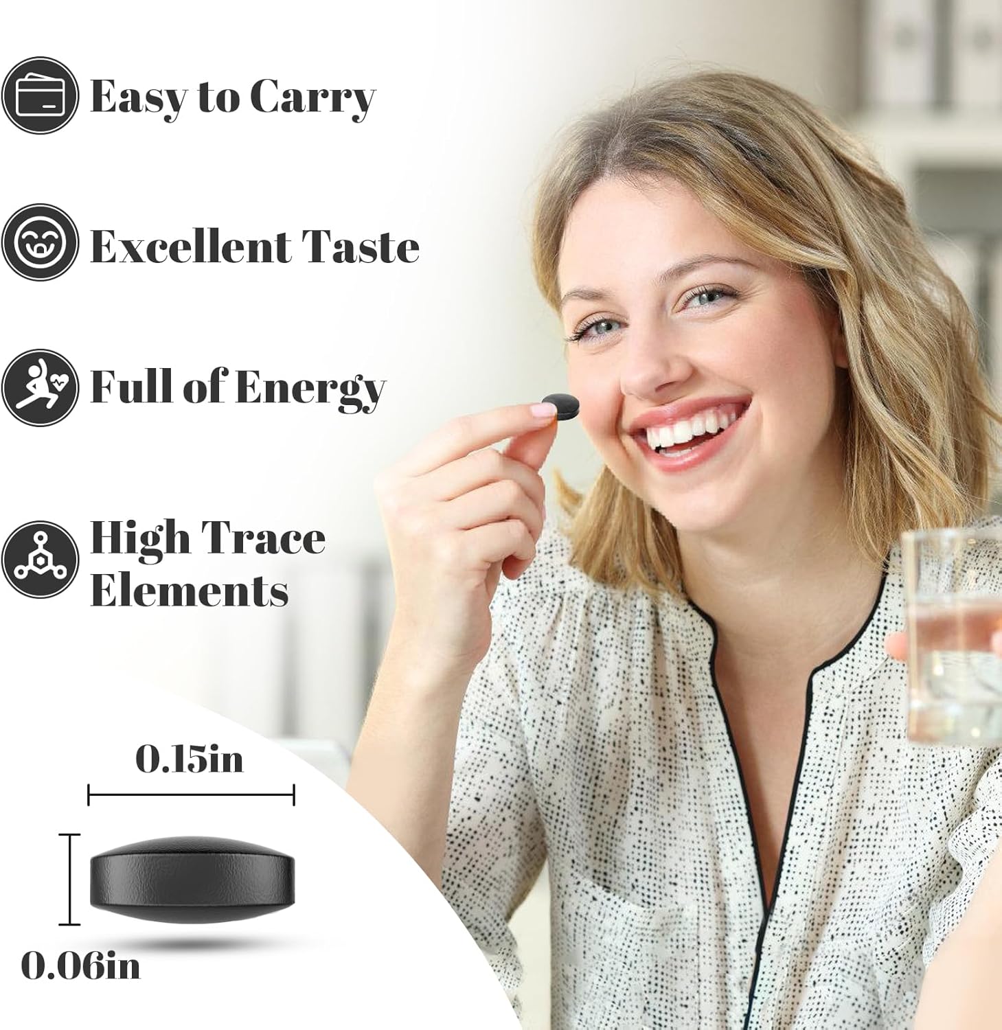 30,000 MG Shilajit Tablets, 100% Shilajit Pure Himalayan Organic, Shilajit for Men and Women Rich in Fulvic Acid & 85+ Trace Minerals, Shilajit Supplement for Energy & Immune System, 360 Count