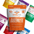 Vitalyte Electrolyte Powder Drink Mix, Isotonic Electrolyte Hydration Mix, Bulk Case Pack (12 Pack, Orange)