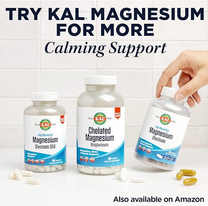 KAL Lithium Orotate 5mg, Low Dose Lithium Supplement for General Wellness Mood Support, Highly Bioavailable, Vegan, 60-Day Guarantee, 180 Servings, 180 VegCaps