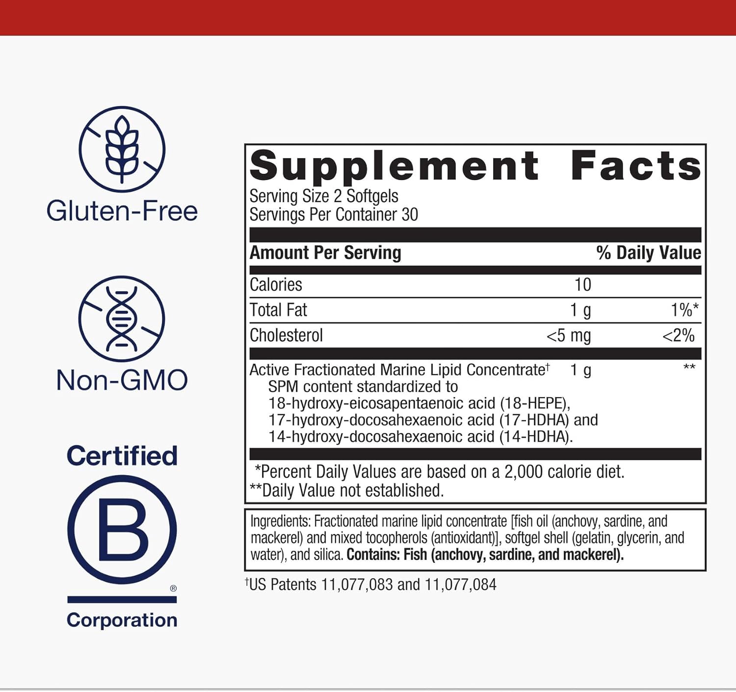 Metagenics SPM Active - Specialized Pro-Resolving Mediators from Marine Oils - Supports Normal Inflammatory Response, Tissue Health, Joint Comfort, Immune Health - Non-GMO & Gluten-Free - 60 Softgels