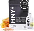 HNY+ Organic Honey Energy Gel with Electrolytes, Magnesium, Sea Salt & Potassium, Gluten Free & Vegan, Workout Gels, for Gym, Running, Cycling & Hiking, Sports Nutrition, Caffeine Free, 12 Pack