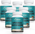 2400 MG Liposomal Glutathione Softgels, Max Absorption, Active Form L-Glutathione Reduced (GSH), with Hyaluronic Acid, Resveratrol, Master Antioxidants for Detox, Brain, Immune System, 360 Softgels