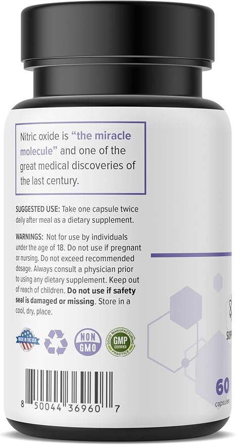 Sleep Miracle, Natural Sleep Support & Relaxation Supplement for Adults with Vitamins C, D, K, B6, B12 & Nitric Oxide Formula, Deep Rest, Stress Relief & Circulation Aid