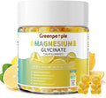 GREENPEOPLE Magnesium Glycinate Gummies 400mg - Sugar Free Magnesium Supplement with Magnesio Citrate, Vitamin D, and B6 for Calm Support & Sleep for Adults - High Absorption - Lemon Gummies
