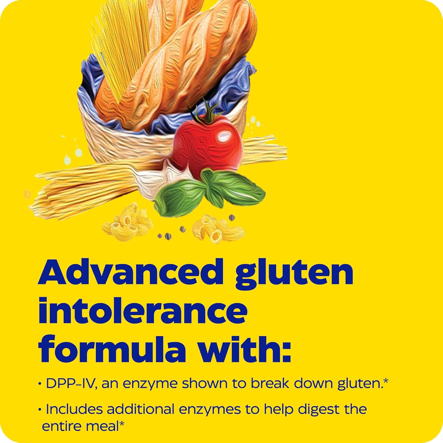 Enzymedica, GlutenEase Extra Strength, Maximum Potency Digestive Enzymes, Supports Gluten & Casein Intolerance, 60 Count
