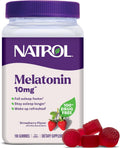 Natrol Melatonin Gummies, Sleep Support, 190 Strawberry-Flavored Adult Melatonin Gummies, 10 mg Sleep Aids for Adults