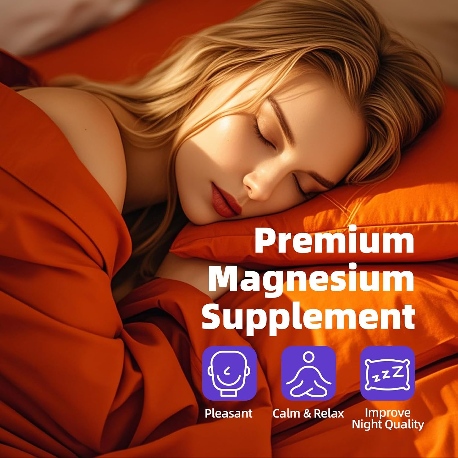 M inch Magnesium Glycinate Liquid, High Absorption Magnesium Liquid Drops with Cellulose Fiber, Bromelain, Vitamin B6, C, D, Zinc, Magnesium Supplement for Kids and Adults, Strawberry Flavor, 2 Pack