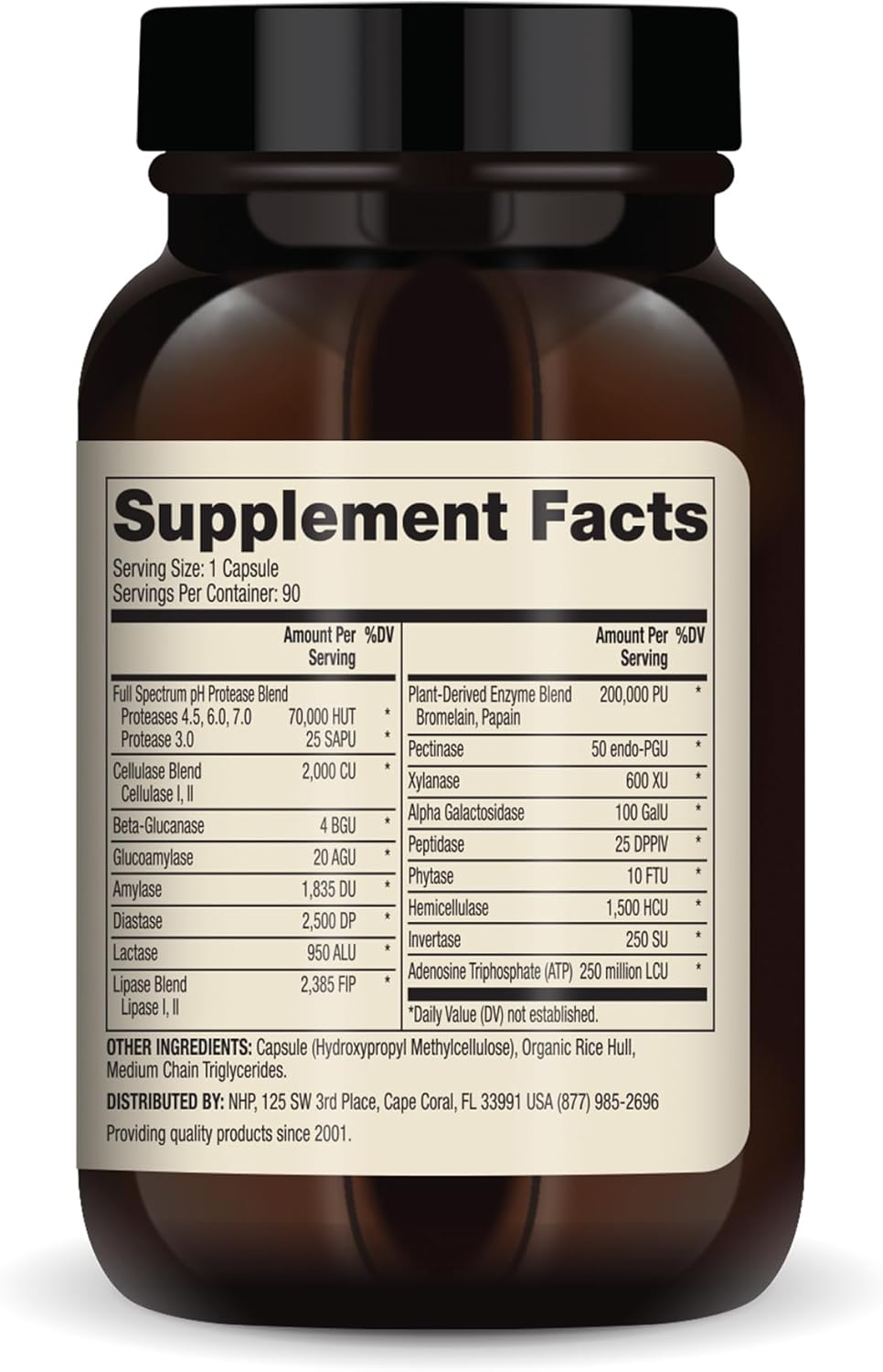 Dr. Mercola Full Spectrum Enzymes - 22 Different Enzymes - Supports Digestive & Immune Health - Helps Digest Carbohydrates, Fats, Proteins & Fiber - Non-GMO, Gluten-Free & Soy-Free - 90 Capsules
