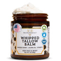 Grass-Fed Whipped Tallow Balm – Face & Body Moisturizer with Manuka Honey – Lightweight, Fast-Absorbing Hydration for Dry, Sensitive Skin – Unscented, Clean Formula – 3 oz