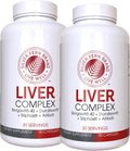 Silver Fern Brand Liver Complex Supplement (2 Pack) – with Milk Thistle, Beet Root, Bergavit®, & Artichoke Extract – Daily Liver Support – 90 Vegetarian Capsules