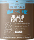 Vital Proteins Grass Fed Collagen Powder Supplement (Type I, III) for Skin Hair Nail Joint - Hydrolyzed Collagen, Grass Fed, Dairy and Gluten Free - Chocolate Flavor, 17.1 oz Canister