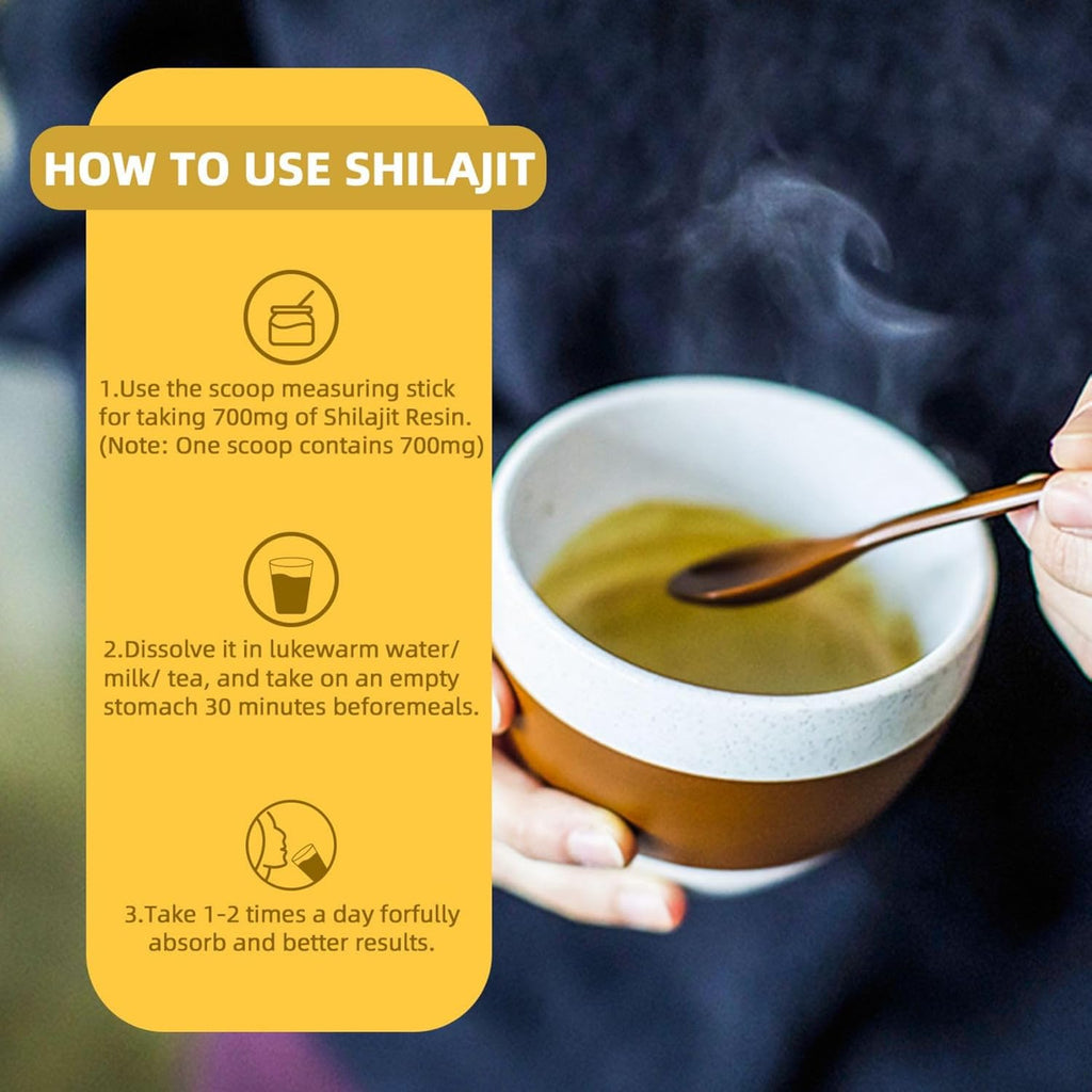 Pure Himalayan Shilajit Resin for Men & Women | Organic Shilajit Honey Resin with Fulvic Acid & 85+ Trace Minerals Complex for Energy Boost & Immune Support,Stamina and Muscle Building,600mg