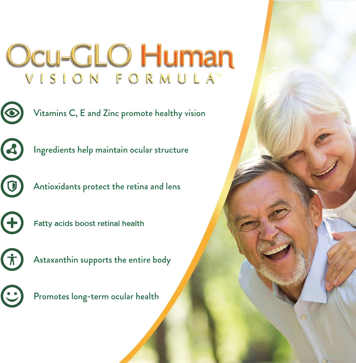 Ocu-GLO Human Vision Formula Eye Health Support Capsules, 90ct