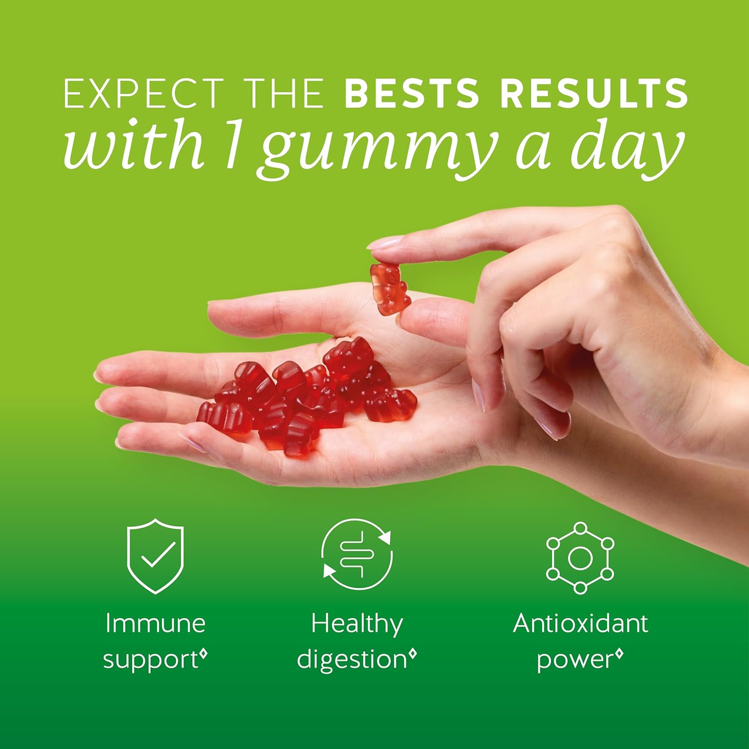 Apple Cider Vinegar Gummies – Metabolism & Detox Support with Vitamins B6, B12, Iodine & Folic Acid – Vegan. Balanced Gut (60 Gummies)