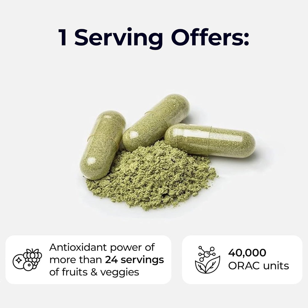 Paradise Herbs, ORAC Energy, Superfood Capsules, Includes Over 42 Organic & Wild-Crafted Ingredients, Probiotics & Enzymes, 120